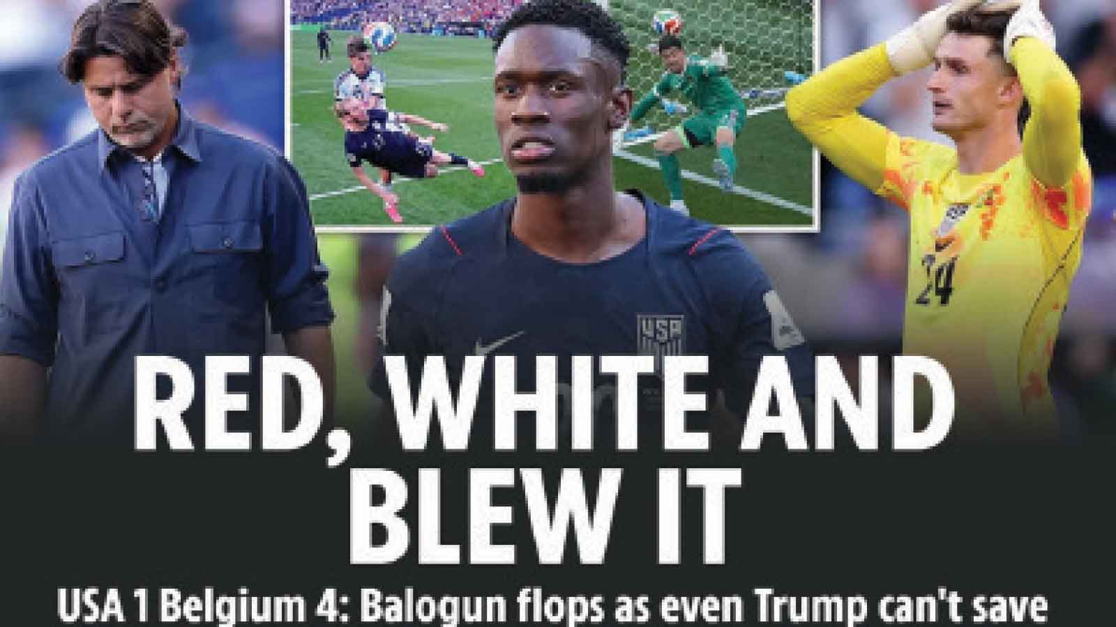 FRED, WHITE AND BLEW IT