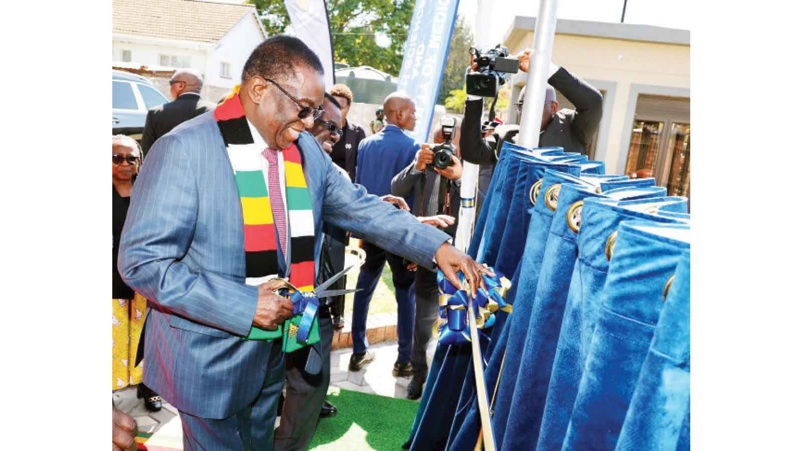 Our people deserve better, says President‘. . . health sector cartels inflate prices, prejudice patients’  . . . opens industrial incubation centre, medical facility