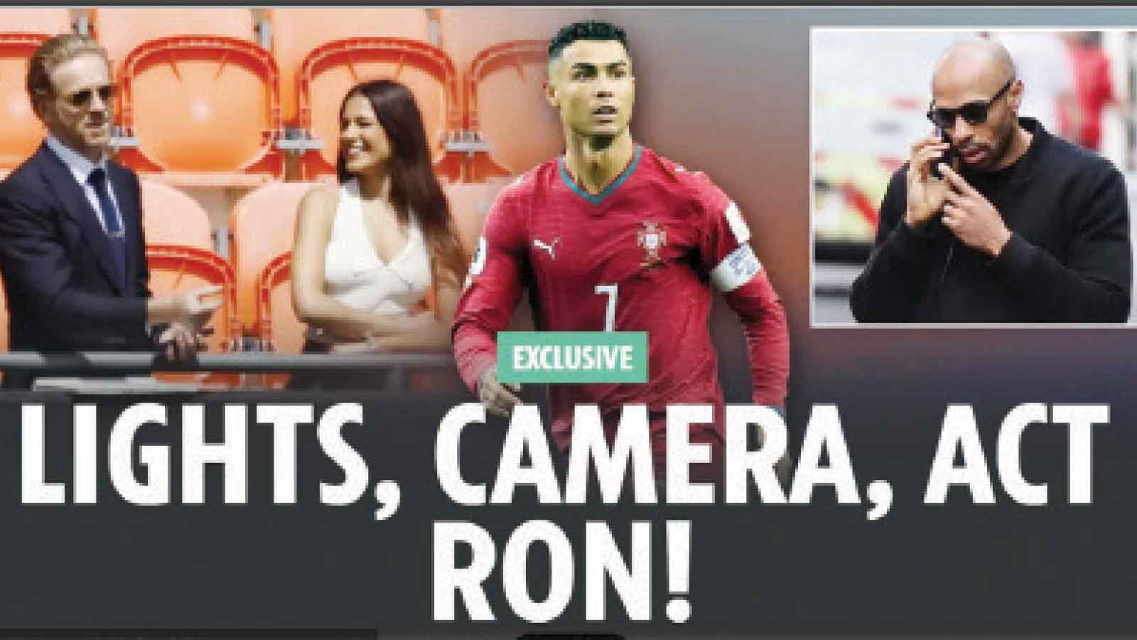 LIGHTS, CAMERA, ACT, RON