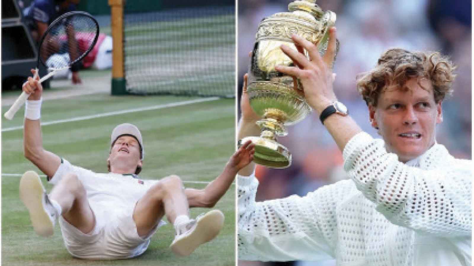 Sinner revels in Wimbledon glory