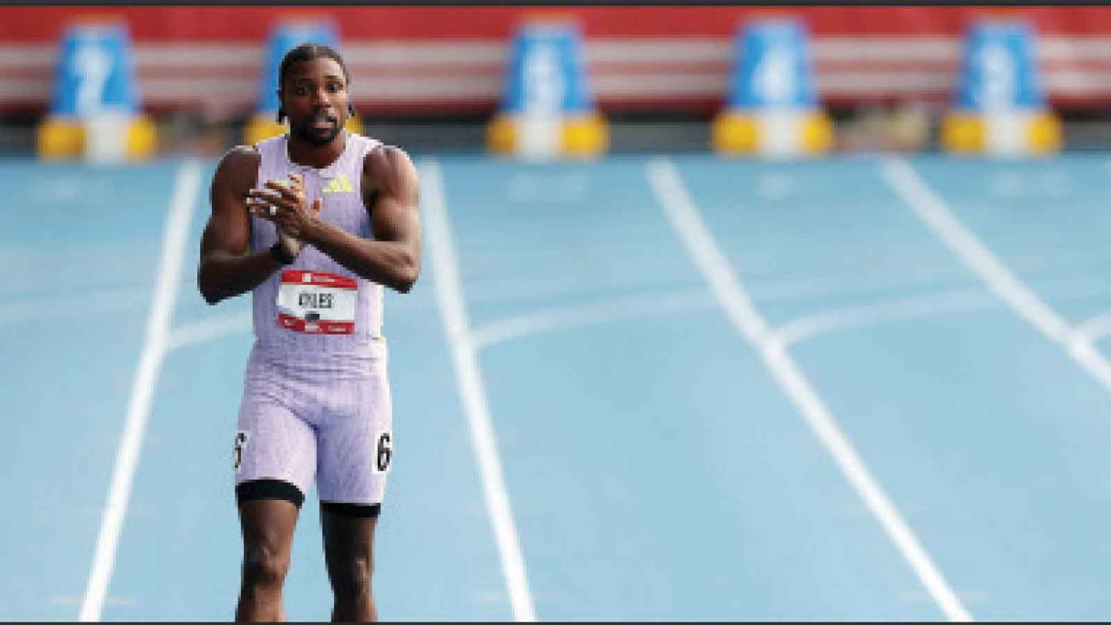 Lyles ‘fine’ after failing to finish 200m