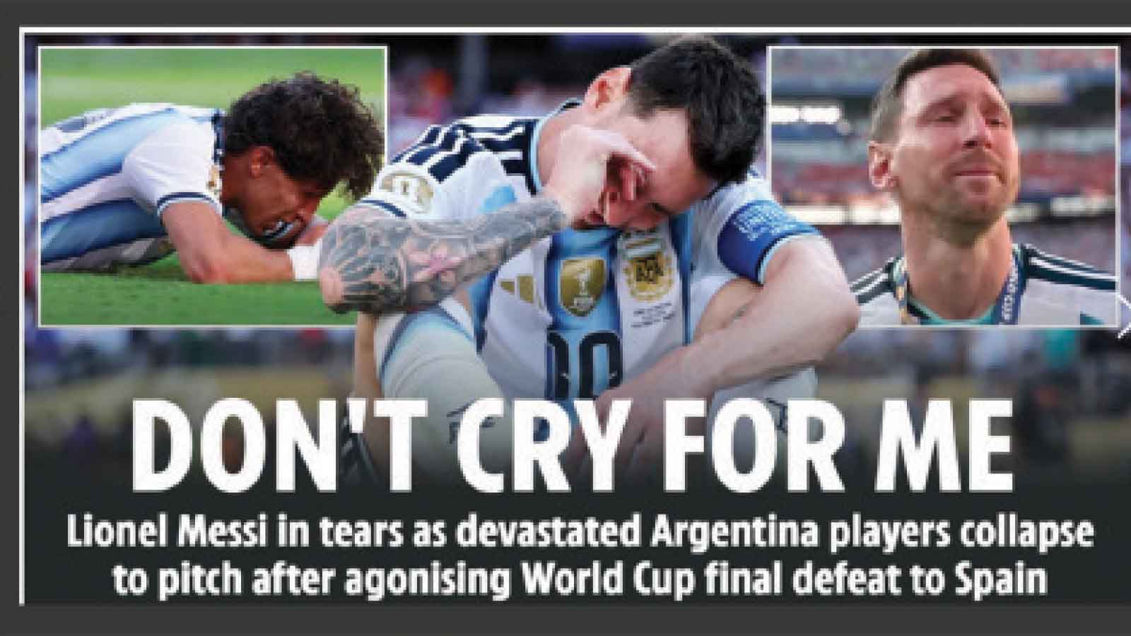 DONT CRY FOR ME