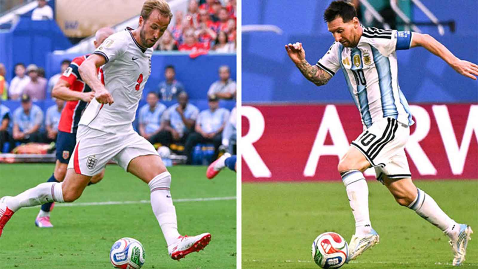 England face might of Messi’s Argentina