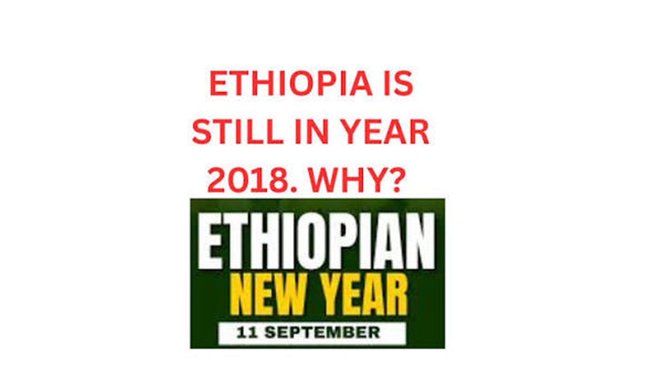 Did you know that Ethiopia is currently in the year 2018?