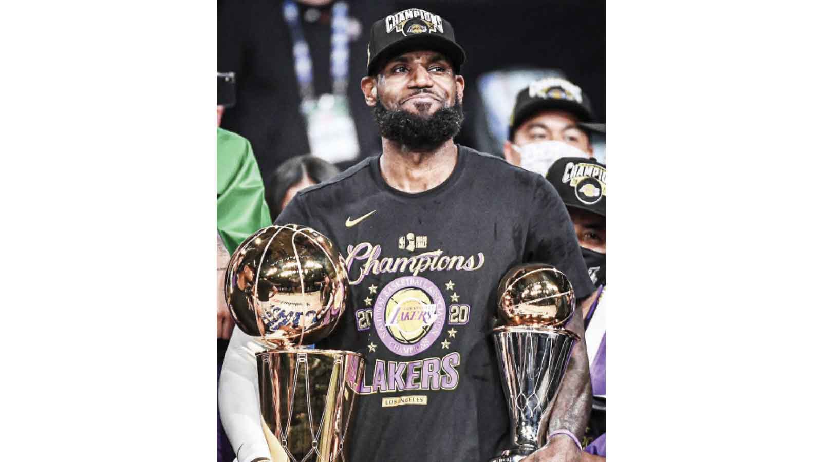LeBron James thanks LA Lakers