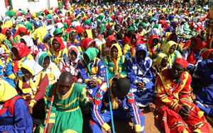 Members of the Apostolic Ejuwel Jekenisheni Church Follow Proceedings during the church's Passover Conference in Mabiya, Zimunya, Manicaland Province last Friday