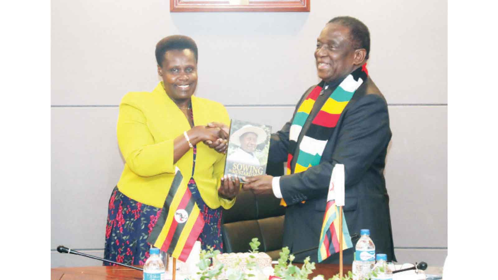 Ugandan VP jets in for Zim Peer Review Report launch