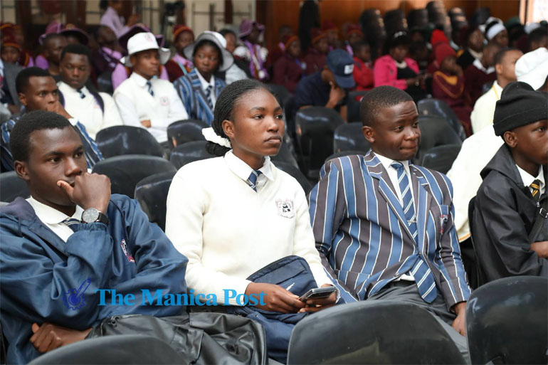 Some of the learners that attended the Zimpapers Manicaland High Schools Cybersecurity Conference
