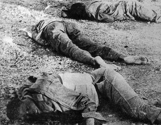 Some of the slain heroes at Nyadzonia