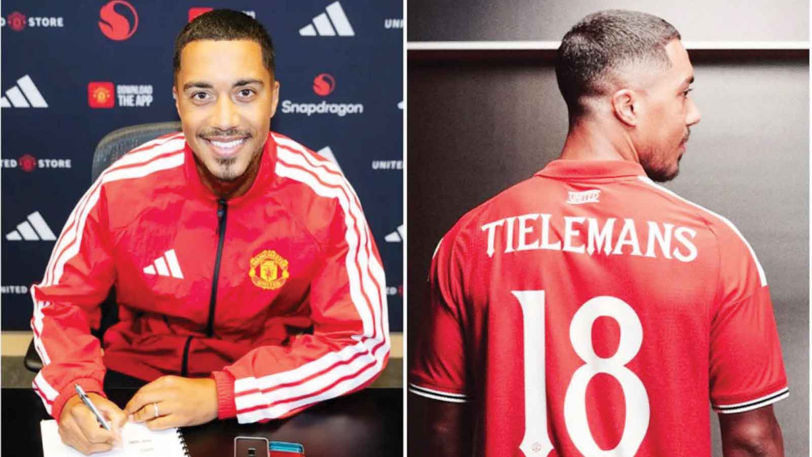 Man Utd confirm Tielemans transfer