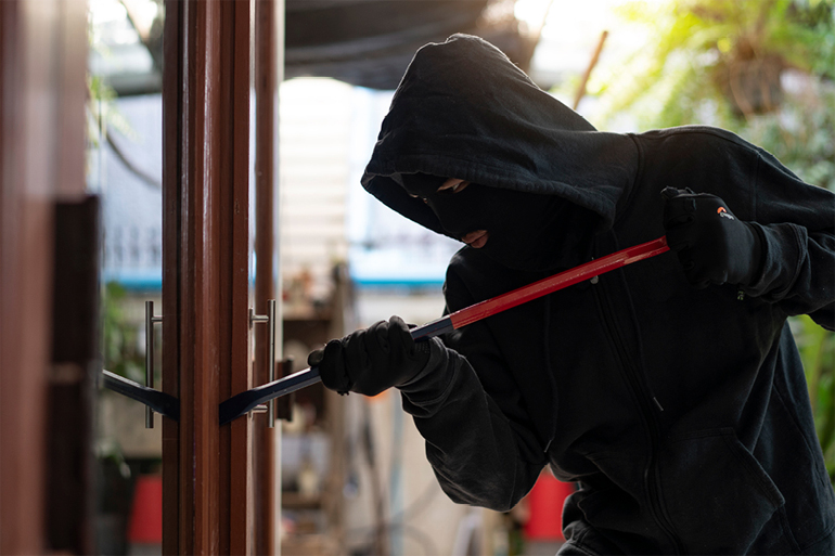 The burglars are still on the run