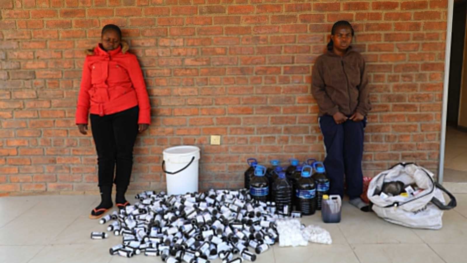 Police arrest two Chitungwiza women over unregistered medicines and Broncleer Syrup