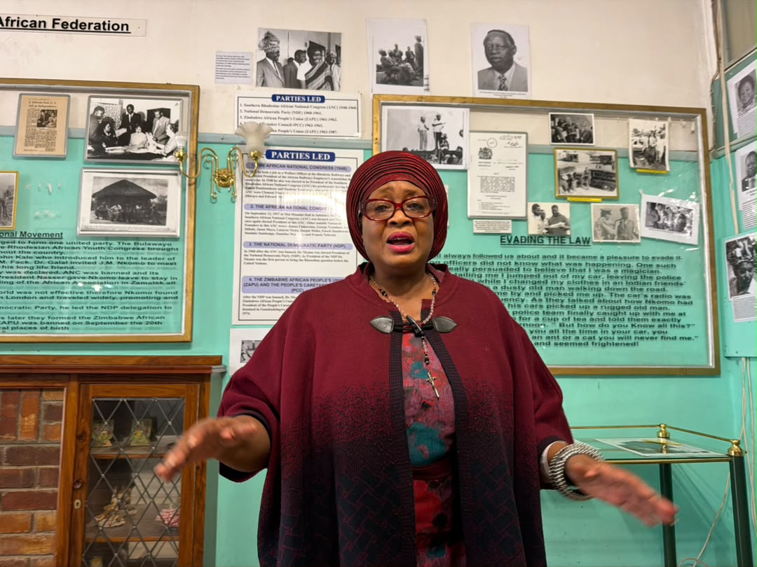 Dr Nkomo's eldest daughter, Mrs Thandiwe Nkomo-Ibrahim