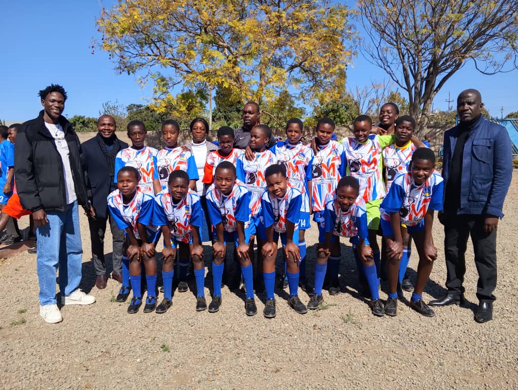 Ex-Njube High student donates kits to boost school football