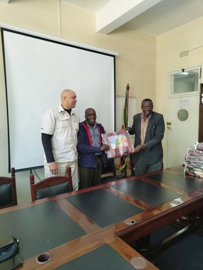 Blanket donation brings comfort to Mpilo patients