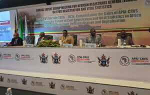 THE Annual Expert Group Meeting for African Registrars General on Civil Registration and Vital Statistics in Victoria Falls