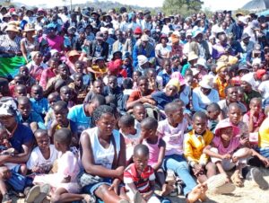 Crowds at the Lemba Cultural Annual Festival in Danga, Mberengwa