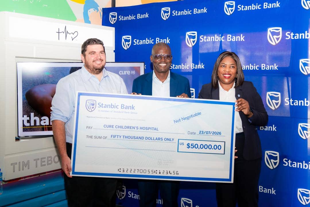 Stanbic Bank Zimbabwe doubles assistance to US$50 000 for CURE Children’s Hospital in Bulawayo