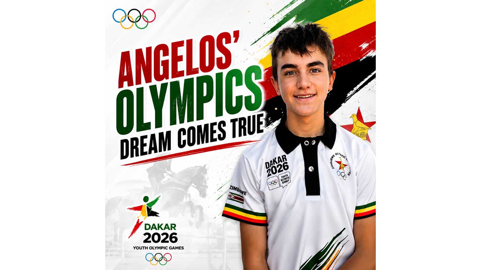 Angelos’ Olympics dream comes true