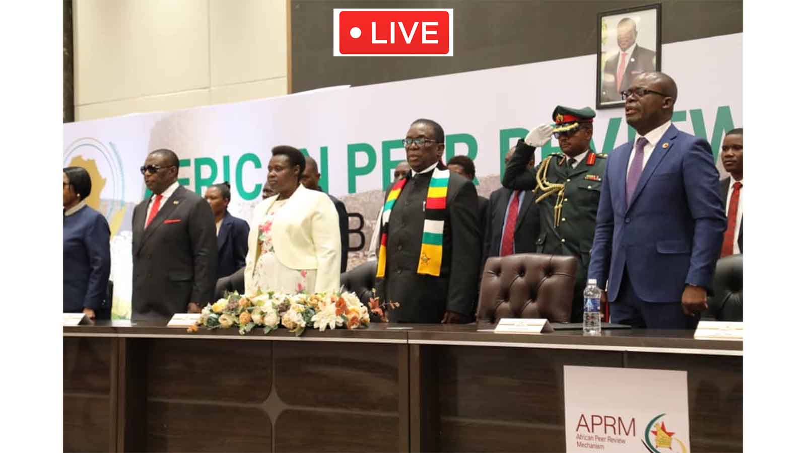 President Mnangagwa launches African Peer Review Mechanism (APRM) National Programme of Action