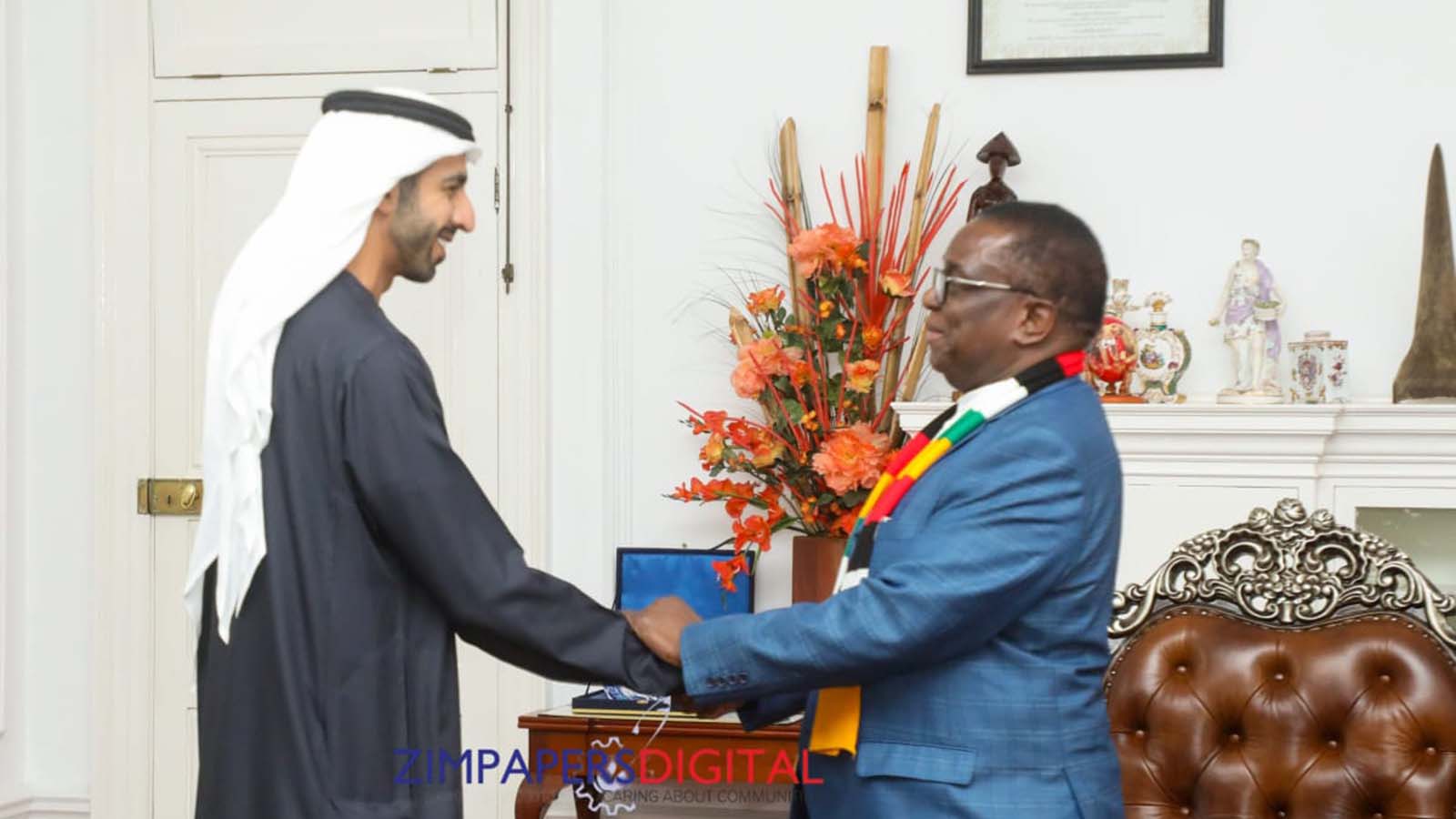 NEW: President Mnangagwa meets United Arab Emirates envoy