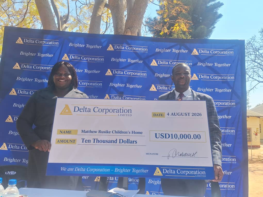 Delta donates US$10 000 to Matthew Rusike Children’s Home