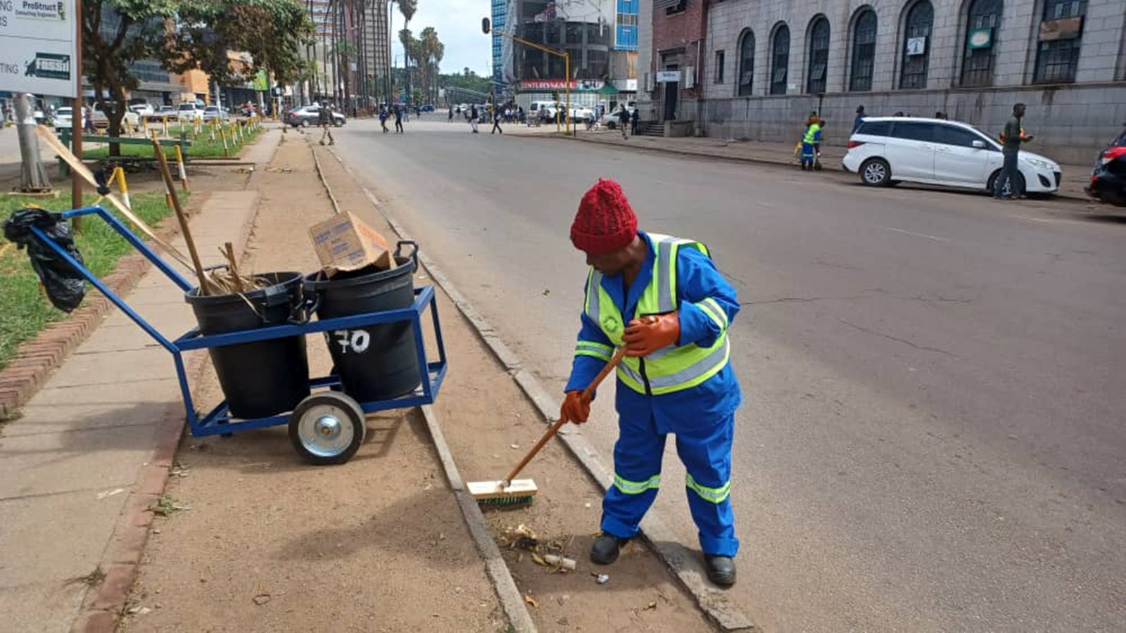 Geo Pomona Waste Management deploys 577 street cleaners across Harare suburbs