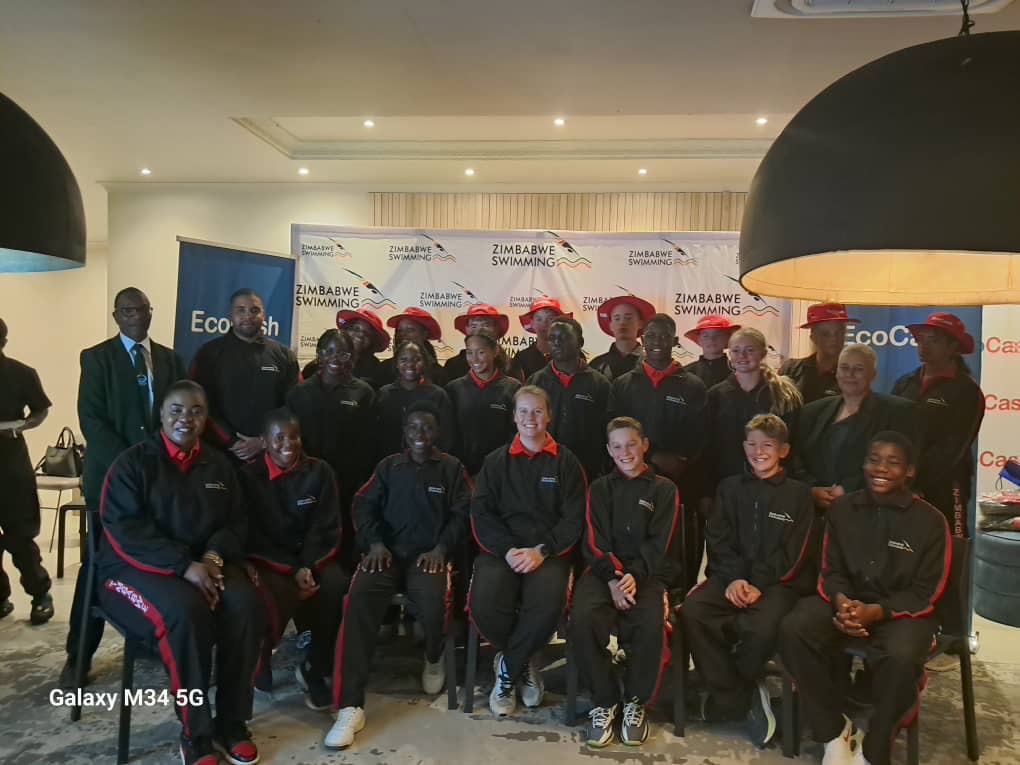 EcoCash gives Zimbabwe swimming team boost with kit donation