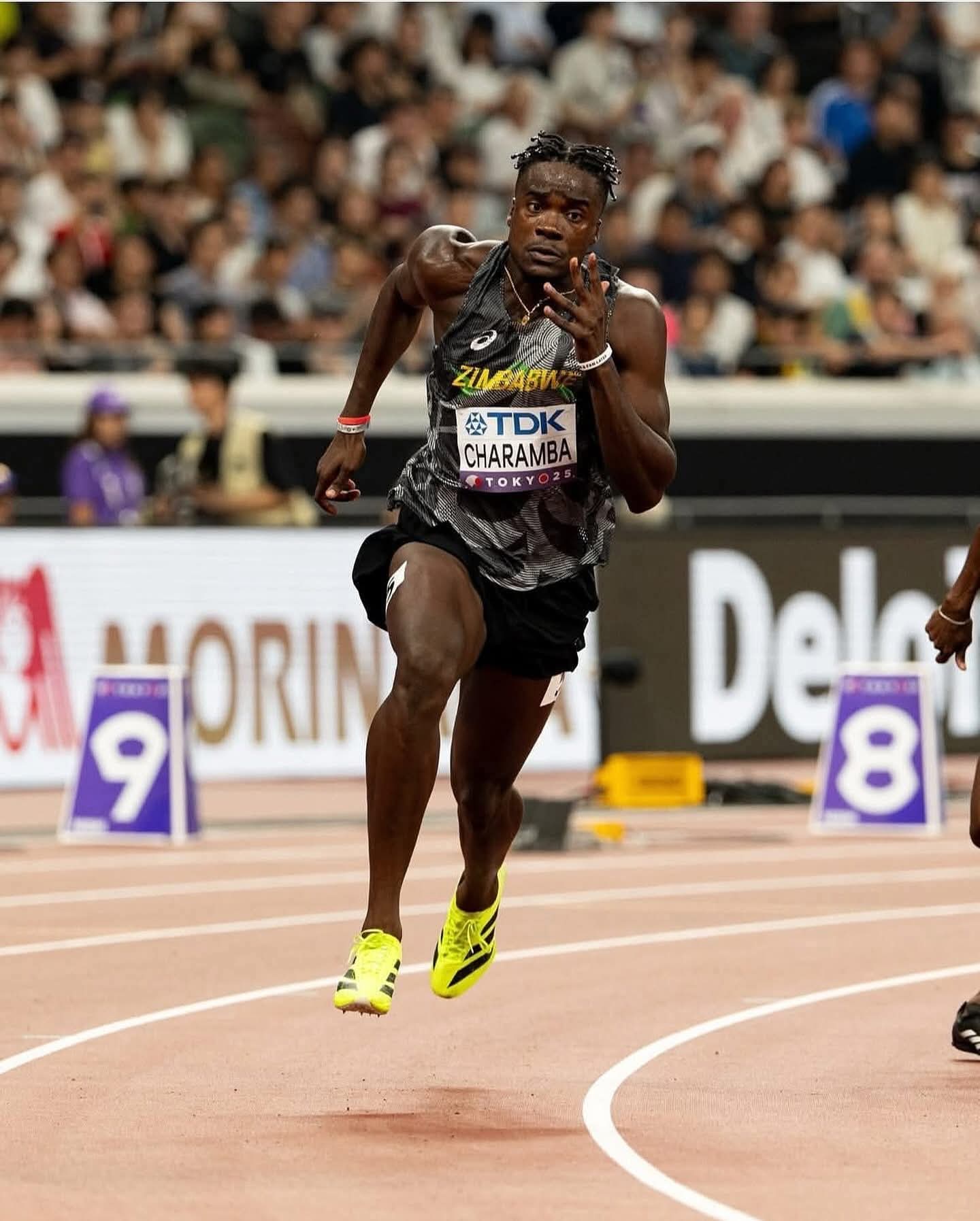 Sprinter Makanakaishe Charamba finishes fourth in the Weltklasse Zurich Diamond League