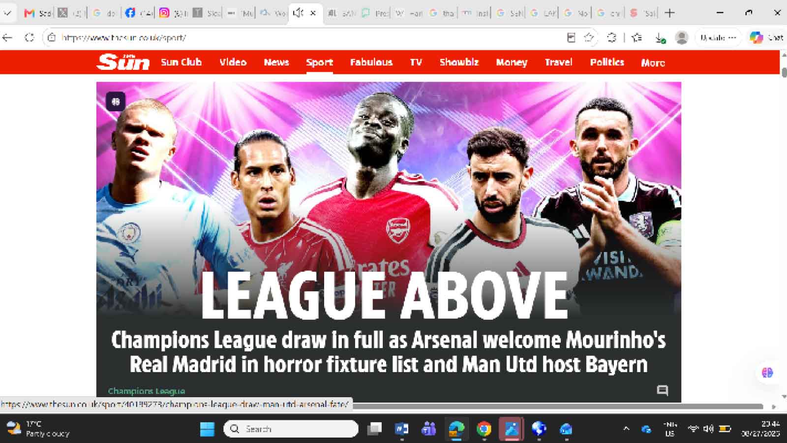 LEAGUE ABOVE