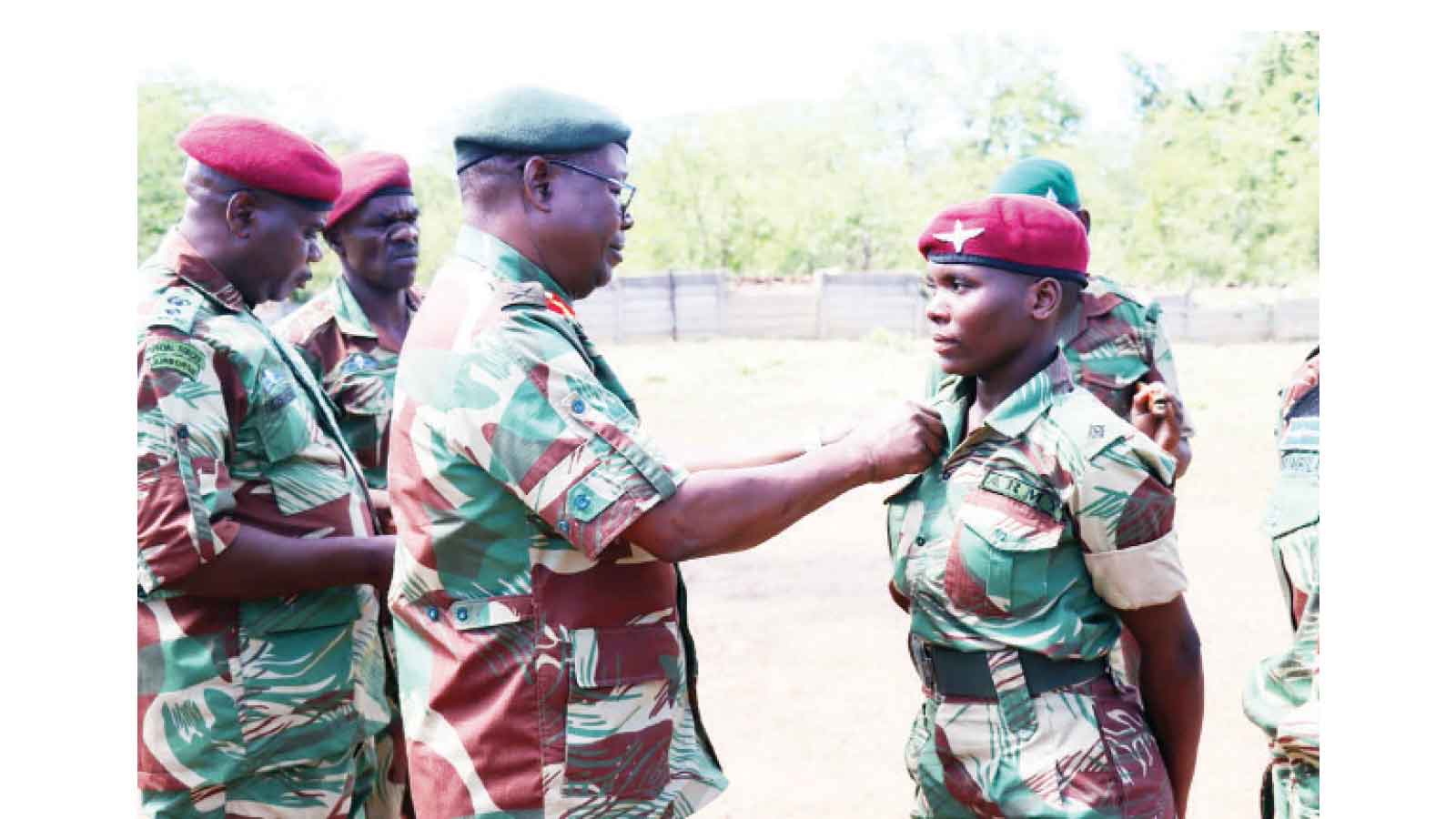 ZNA female officers defy odds in male-dominated parachuting field