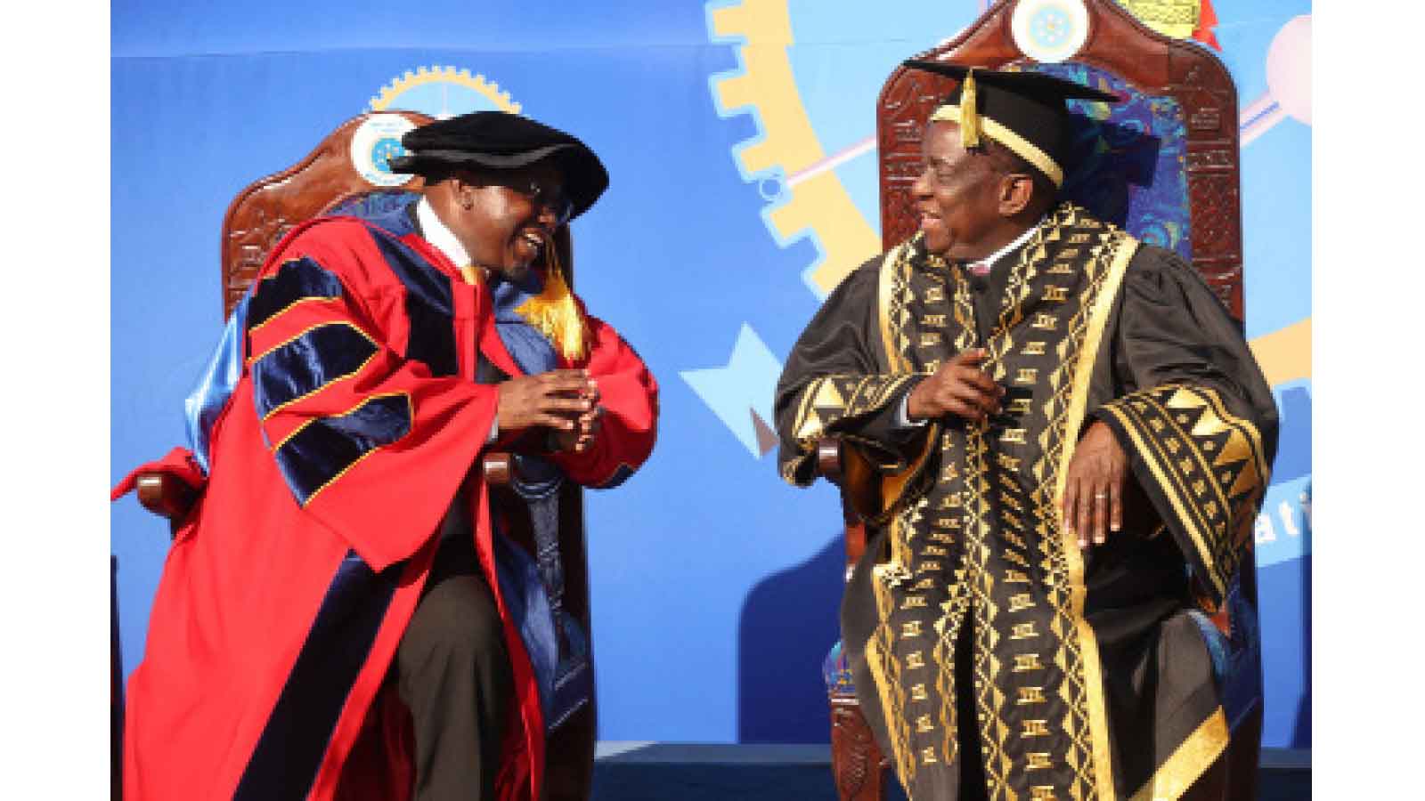 Minister Kazembe, ZEC’s Tongayi graduate with PhDs at CUT