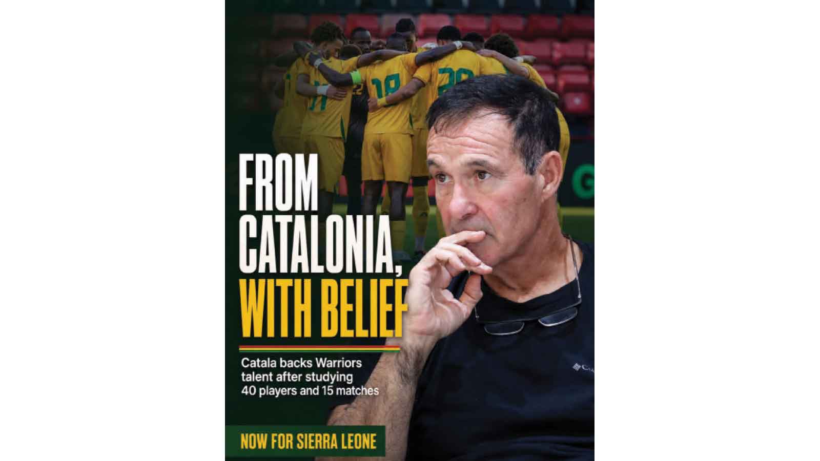 FROM CATALONIA WITH BELIEF . . . “Zimbabwe has better players than the FIFA rankings suggest”