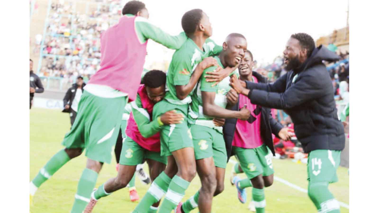 CAPS UTD, BOSSO CLASSIC . . . Green Machine back to winning ways