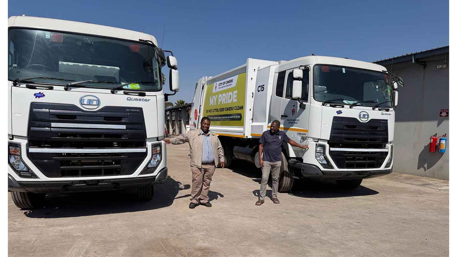 Gweru takes delivery of two refuse compactors