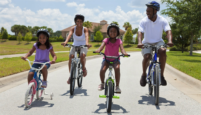 Keeping fit with cycling