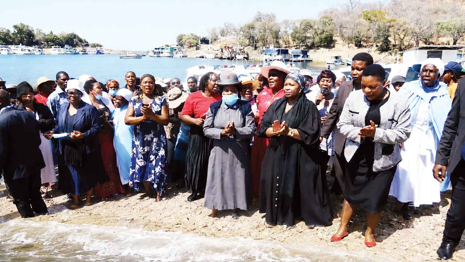 First Lady visits grieving Kariba families, survivors