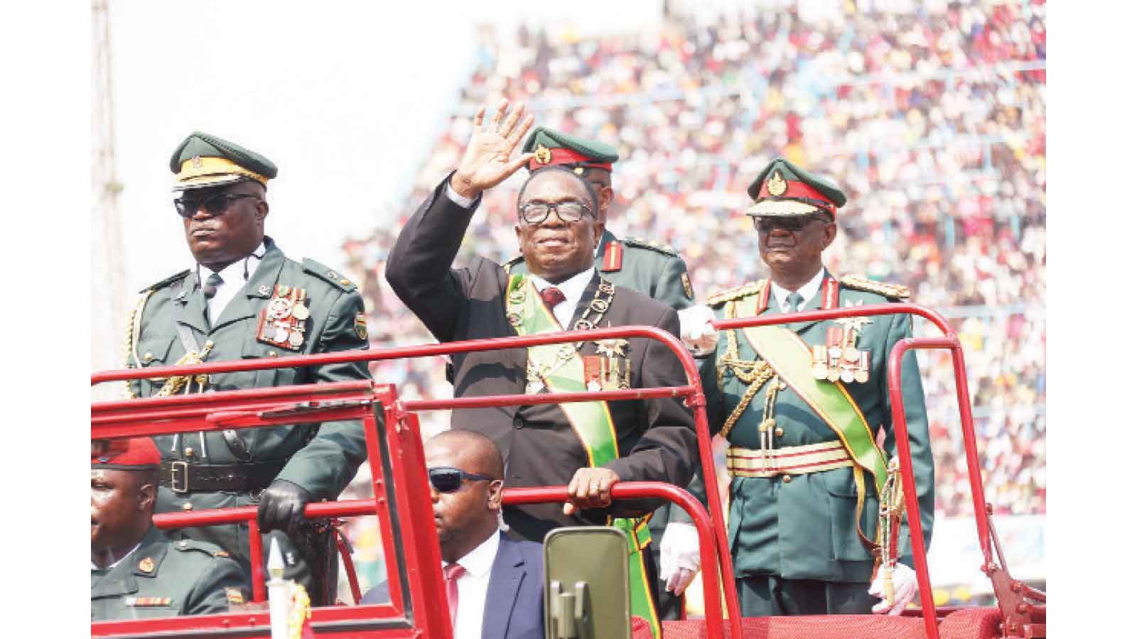 ZDF modernises defence systems . . . President challenges forces to innovate, evolve