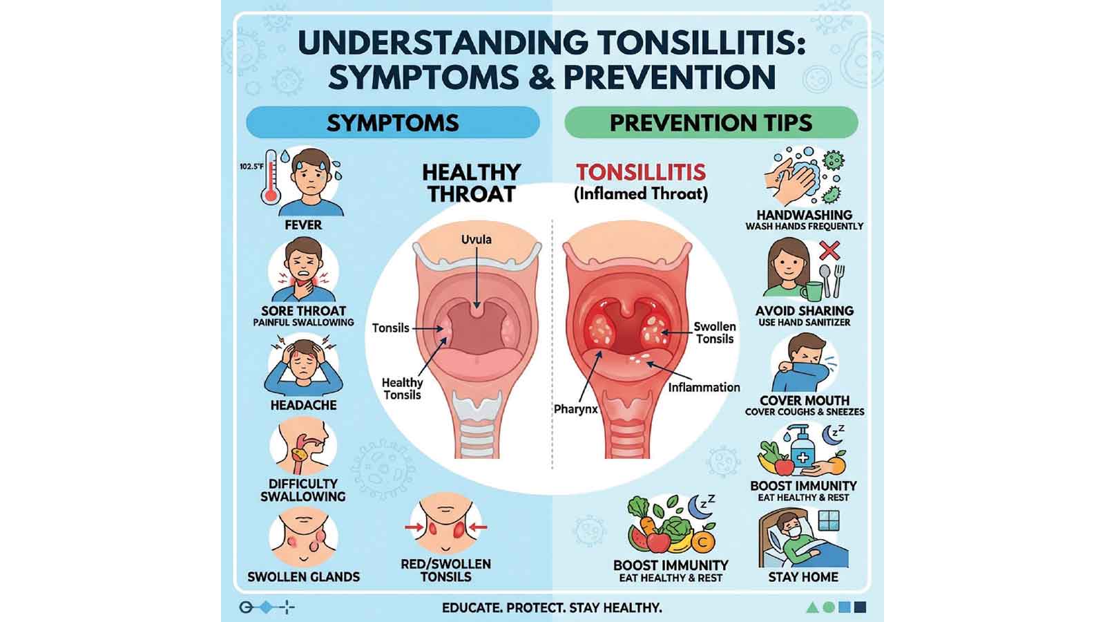 When a sore throat is more than just an irritation