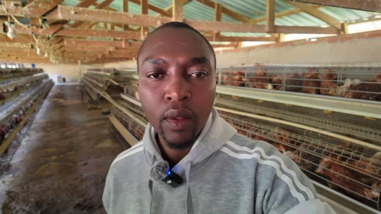 This picture collage shows progressive youths like Raymond Nyamuzinga who are taking advantage of Government empowerment policies to better their lives
