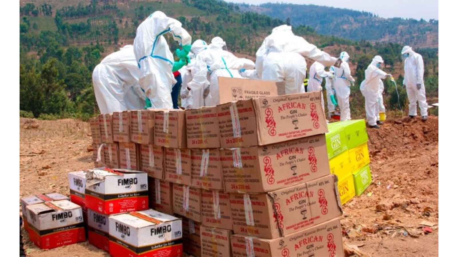 Rwanda cracks down on illicit alcohol