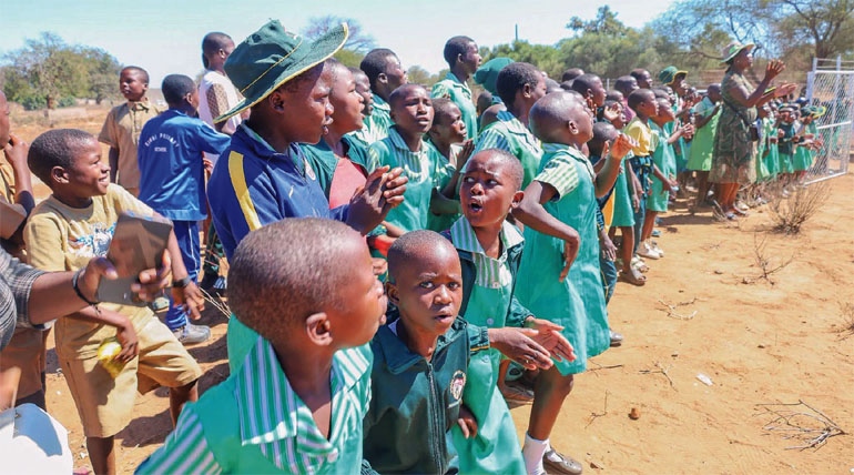 There was a time when a classroom at Kondo Primary School was not always a classroom in the conventional sense