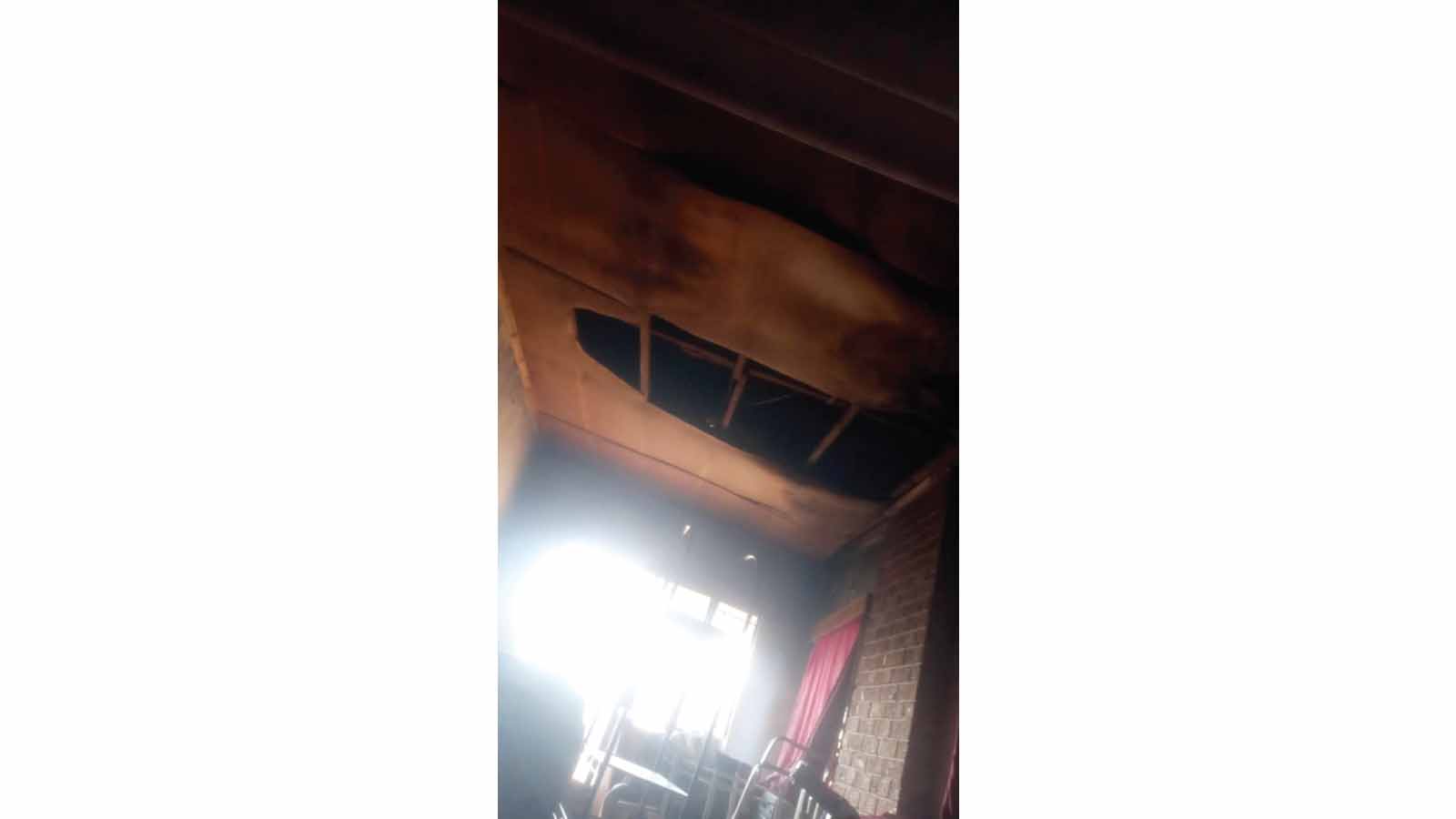 FIRE DAMAGES HOUSE OF LATE MUSIC STAR SYSTEM TAZVIDA