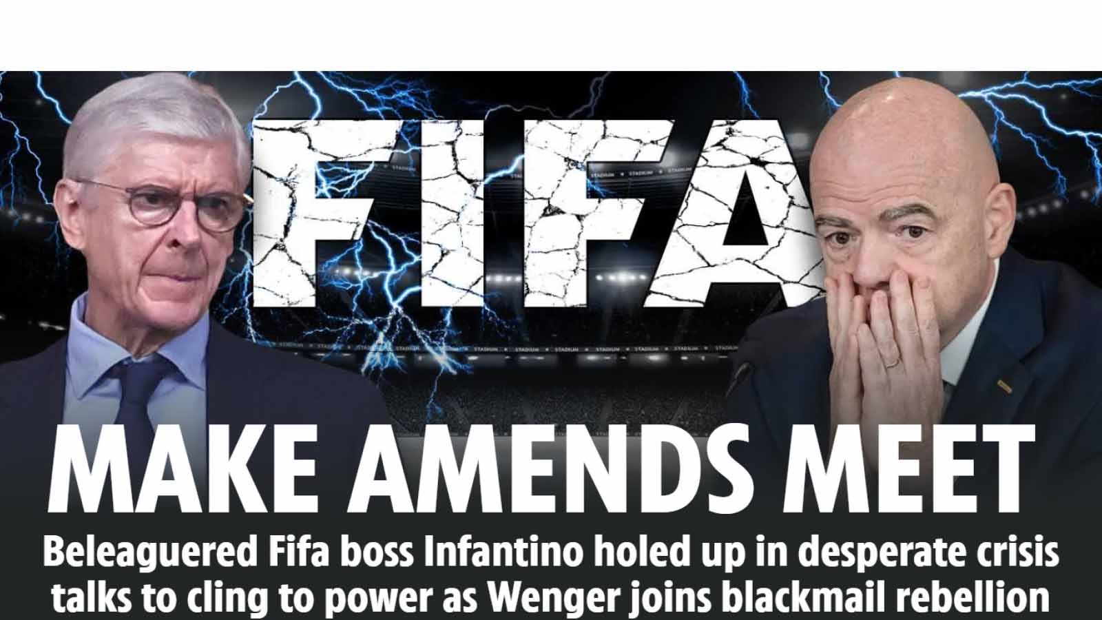 GIANNI INFANTINO has called an emergency crisis Fifa meeting in a desperate attempt to cling on to his power.