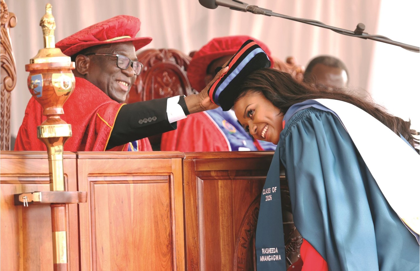Graduates for jobs of the future. . . President caps 216 graduands