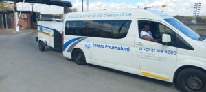The remains were escorted from Johannesburg by Zimbabwe Embassy