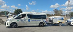 The remains were escorted from Johannesburg by Zimbabwe Embassy
