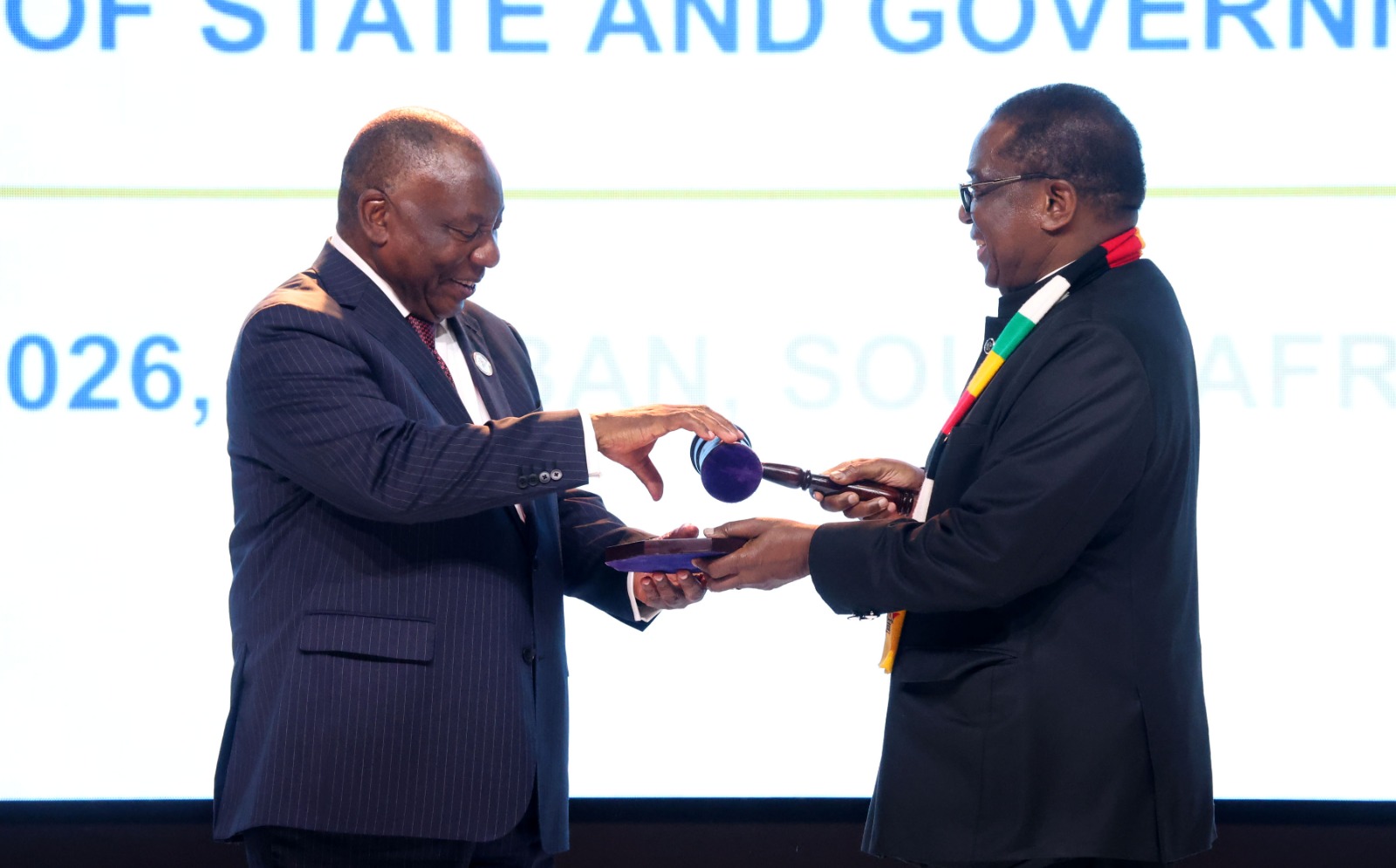 President hands over SADC chairmanship . . . Urges member States to fund Regional Development Fund
