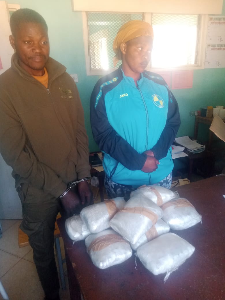 Two arrested at Hwange bus terminus over 10kg dagga