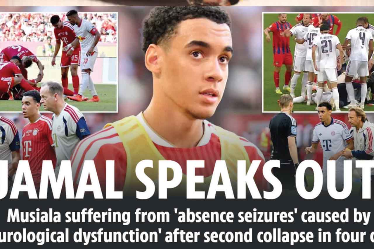 JAMAL MUSIALA has revealed he has been diagnosed with a “neurological dysfunction” which causes “absence seizures” after he collapsed for the second time in four days.